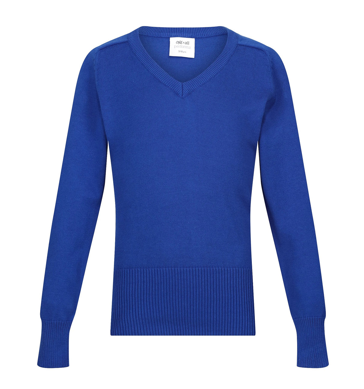 Girls Performa 100% Cotton V-Neck Pullover