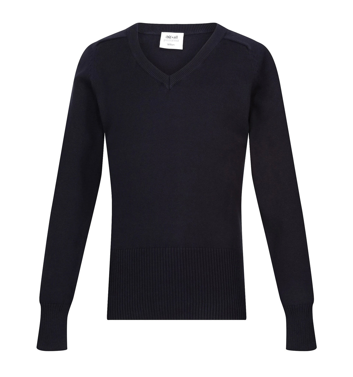 Girls Performa 100% Cotton V-Neck Pullover