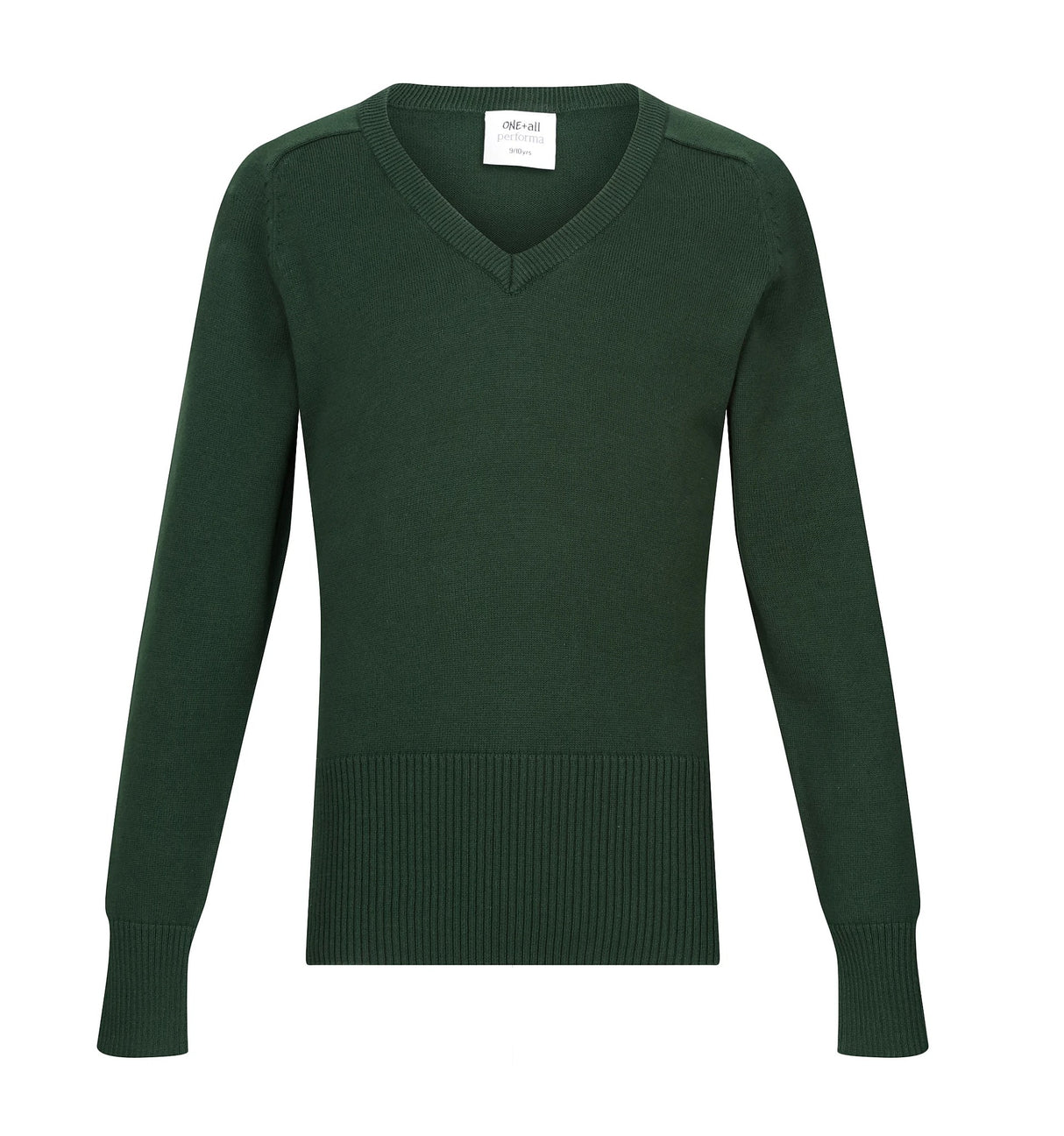 Girls Performa 100% Cotton V-Neck Pullover