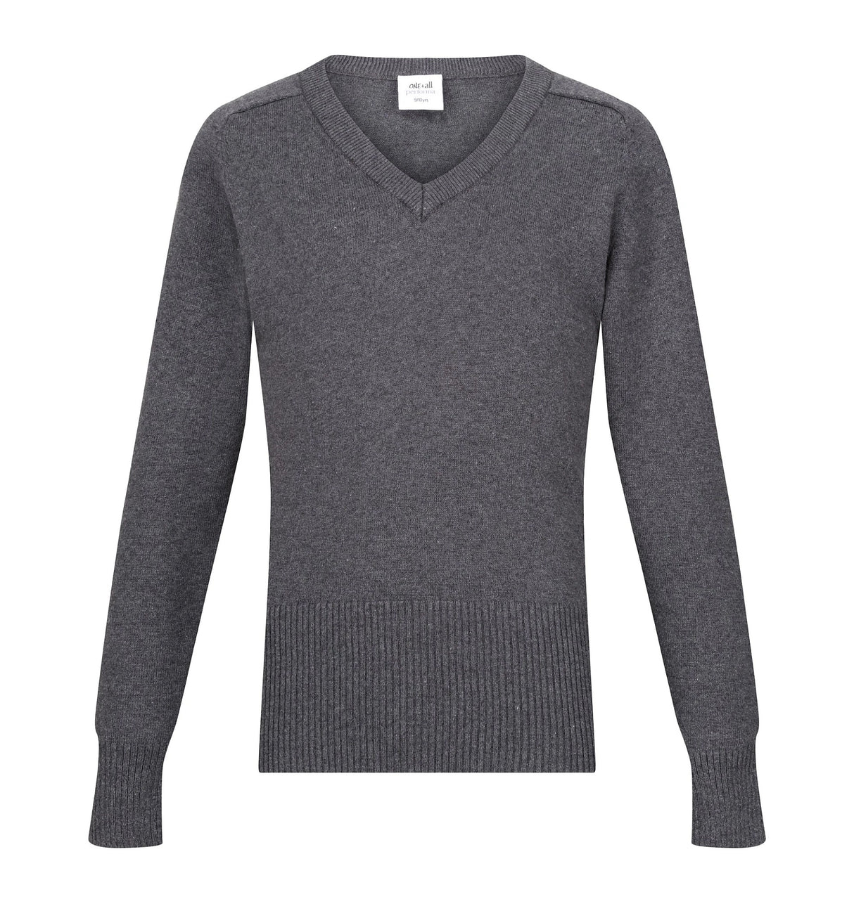 Girls Performa 100% Cotton V-Neck Pullover