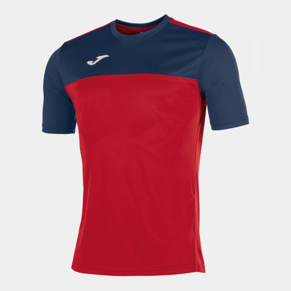 Joma Winner Football Shirt - Red Navy S/S