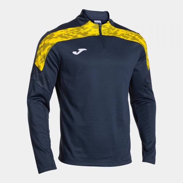 Joma Championship VIII Half-Zip Sweatshirt - Dark Navy Yellow
