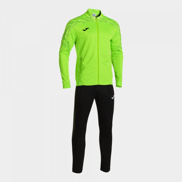 Joma Championship VIII Tracksuit - Fluorescent Green Black