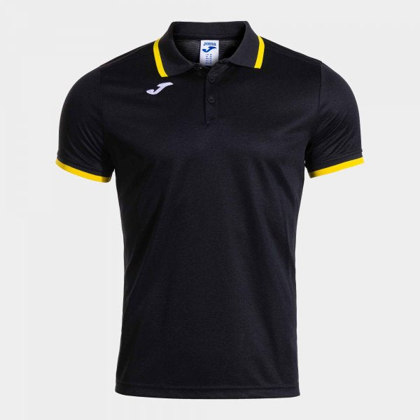 Joma Combi Premium Polo - Black Yellow