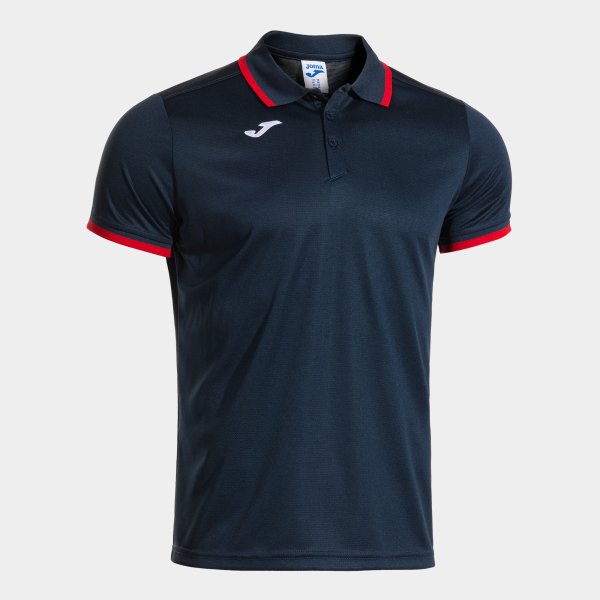 Joma Combi Premium Polo - Dark Navy Red