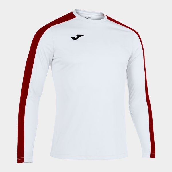 Joma Academy III Long Sleeve Shirt - White Red
