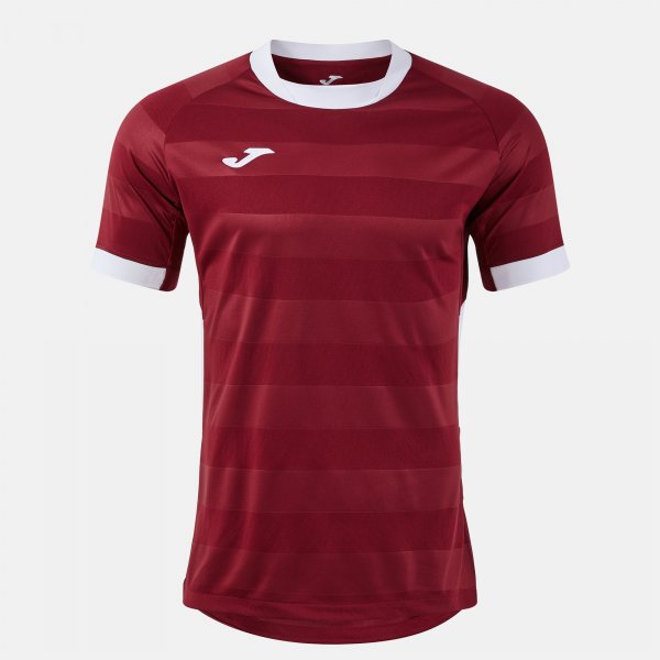Joma Toletum VII Football Shirt - Burgundy White