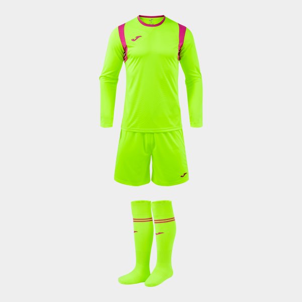 Joma Zamora XI Goalkeeper Kit - Fluorescent Yellow Violet