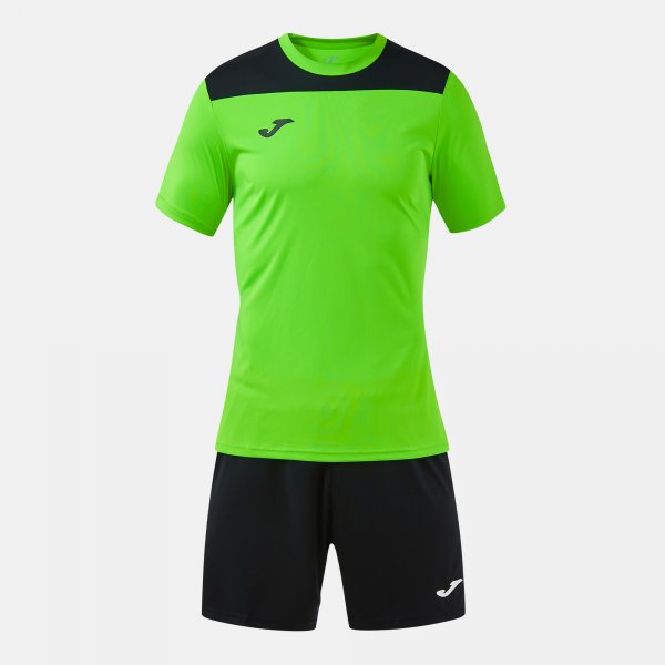 Joma Set Phoenix III Football Kit - Fluorescent Green Black