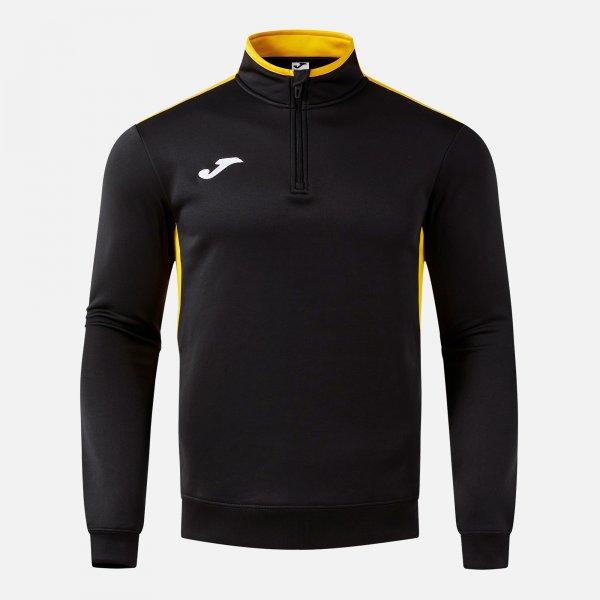 Joma Winner IV Half-Zip Sweatshirt - Black Yellow
