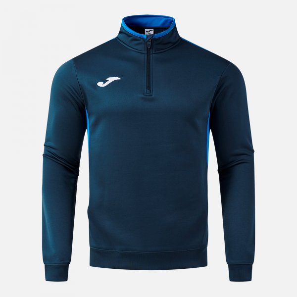 Joma Winner IV Half-Zip Sweatshirt - Dark Navy Royal