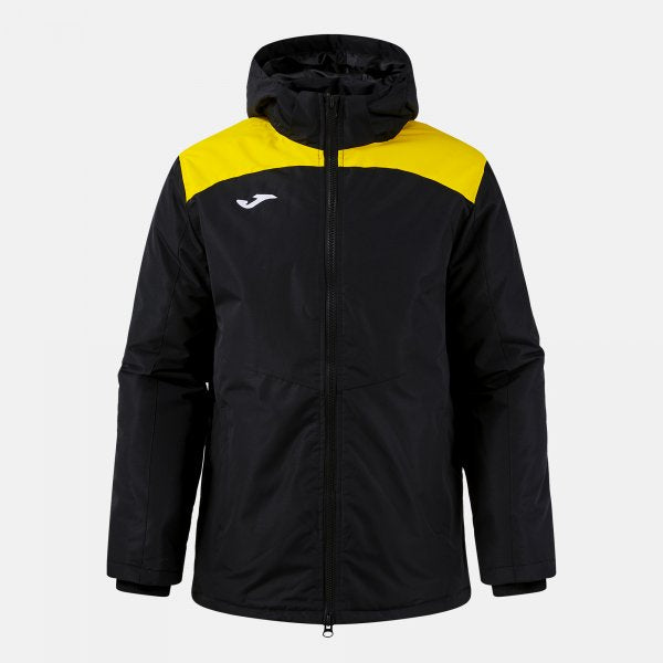 Joma Trivor II Padded Anorak - Black Yellow