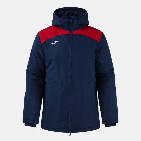 Joma Trivor II Padded Anorak - Dark Navy Red