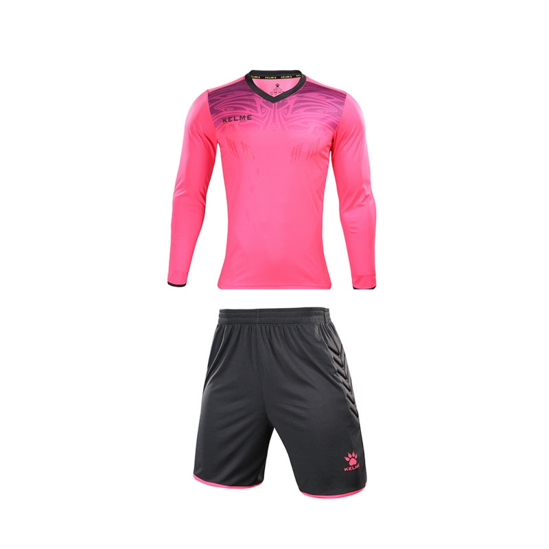 Kelme Zamora L/S Goalkeeper Set - Fuchsia / Dark Grey