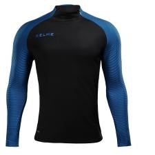 Kelme Montes Zip Sweatshirt - Neon Black / Blue
