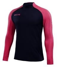 Kelme Montes Zip Sweatshirt - Dark Blue / Neon Pink