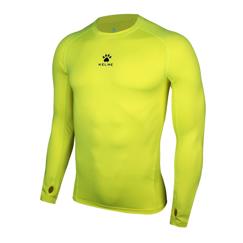 Kelme Thermical L/S Baselayer - Neon Yellow