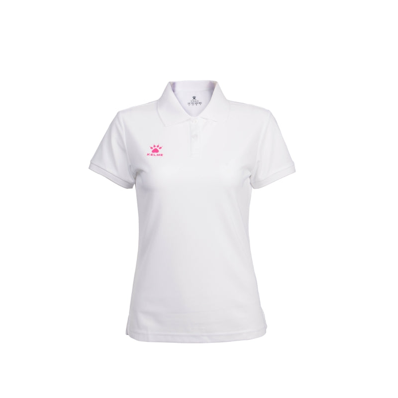 Kelme Street Womens S/S Polo - White