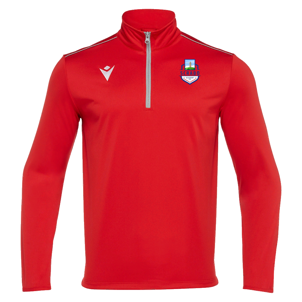 Scrabo Academy SNR Macron Havel 1/4 Zip Top