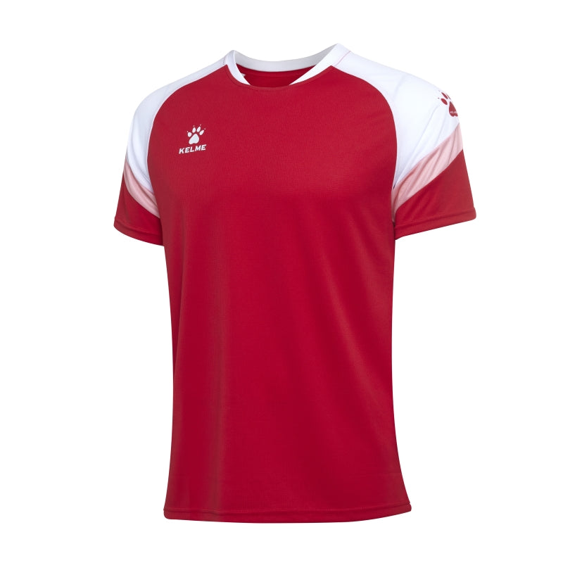Kelme Triton S/S Football Jersey - Red / White