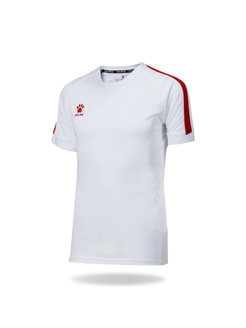 Kelme Global T-Shirt - White / Red