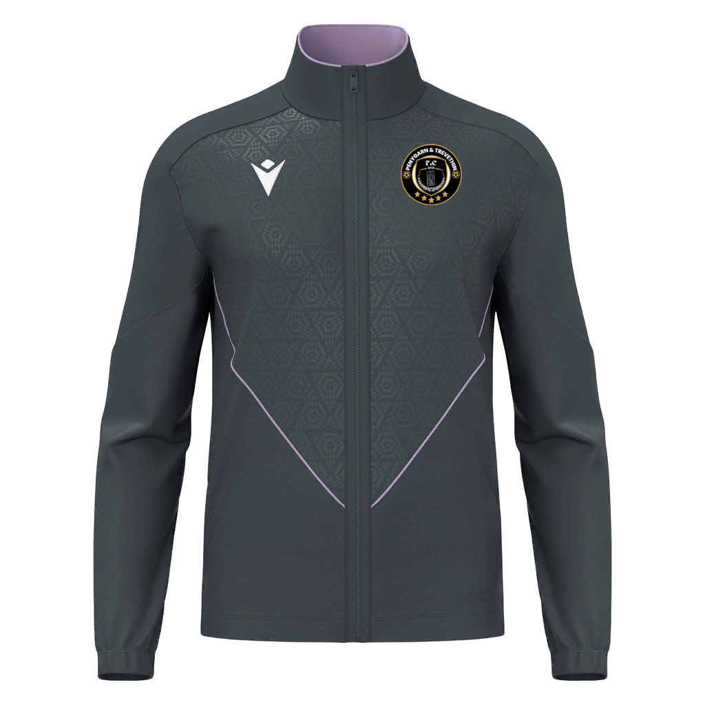 Penygarn & Trevethin JNR Macron Poseidon Full Zip Top Grey - KitRoom