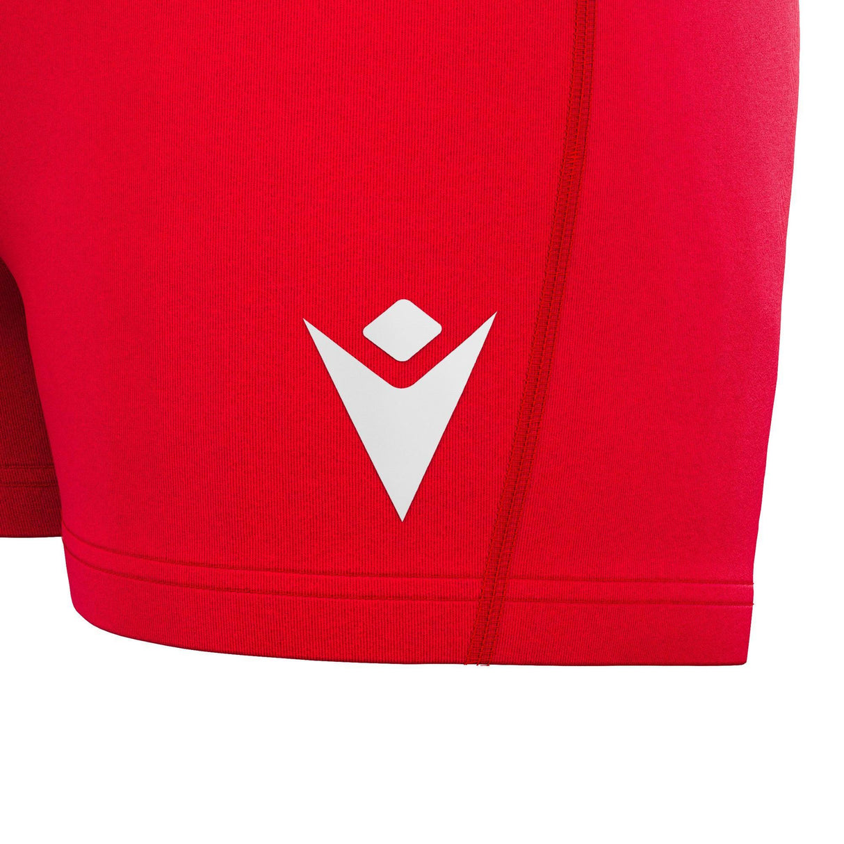 JNR Macron Flower WMN Cycling Shorts - Red - KitRoom
