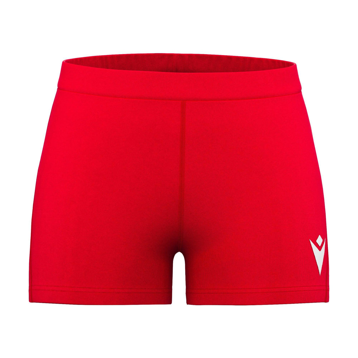 JNR Macron Flower WMN Cycling Shorts - Red - KitRoom