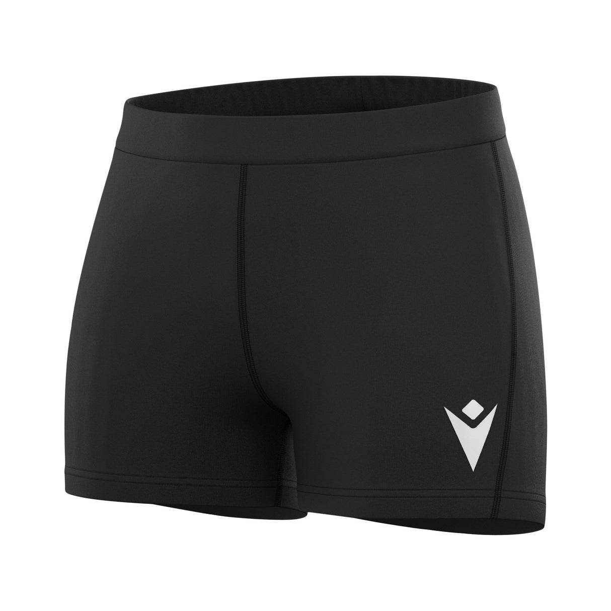 JNR Macron Flower WMN Cycling Shorts - Black - KitRoom