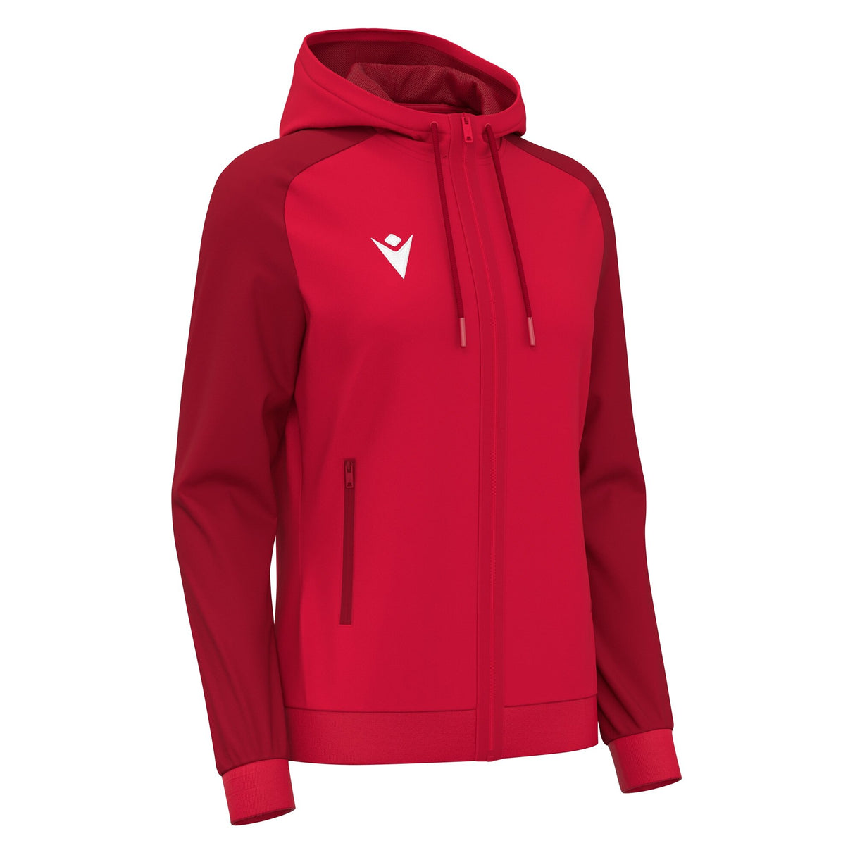 JNR Macron Atlas Wmn Full Zip Hoody Top