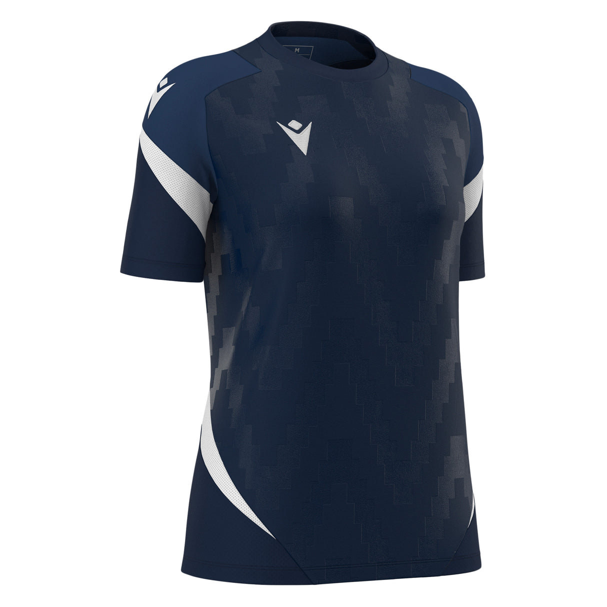 JNR Macron Naga WMN Shirt SS - Navy/White - KitRoom