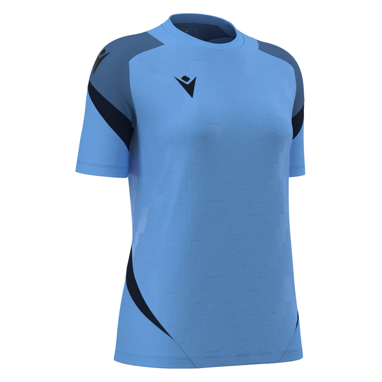 JNR Macron Naga WMN Shirt SS - Ice Sky/Navy - KitRoom