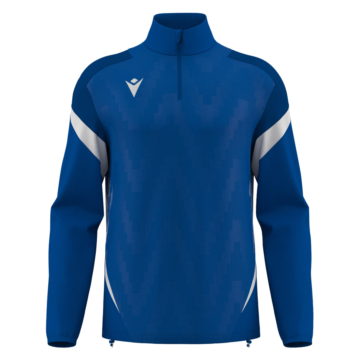 JNR Macron Hollow 1/4 Zip Top - Royal Blue/White - KitRoom