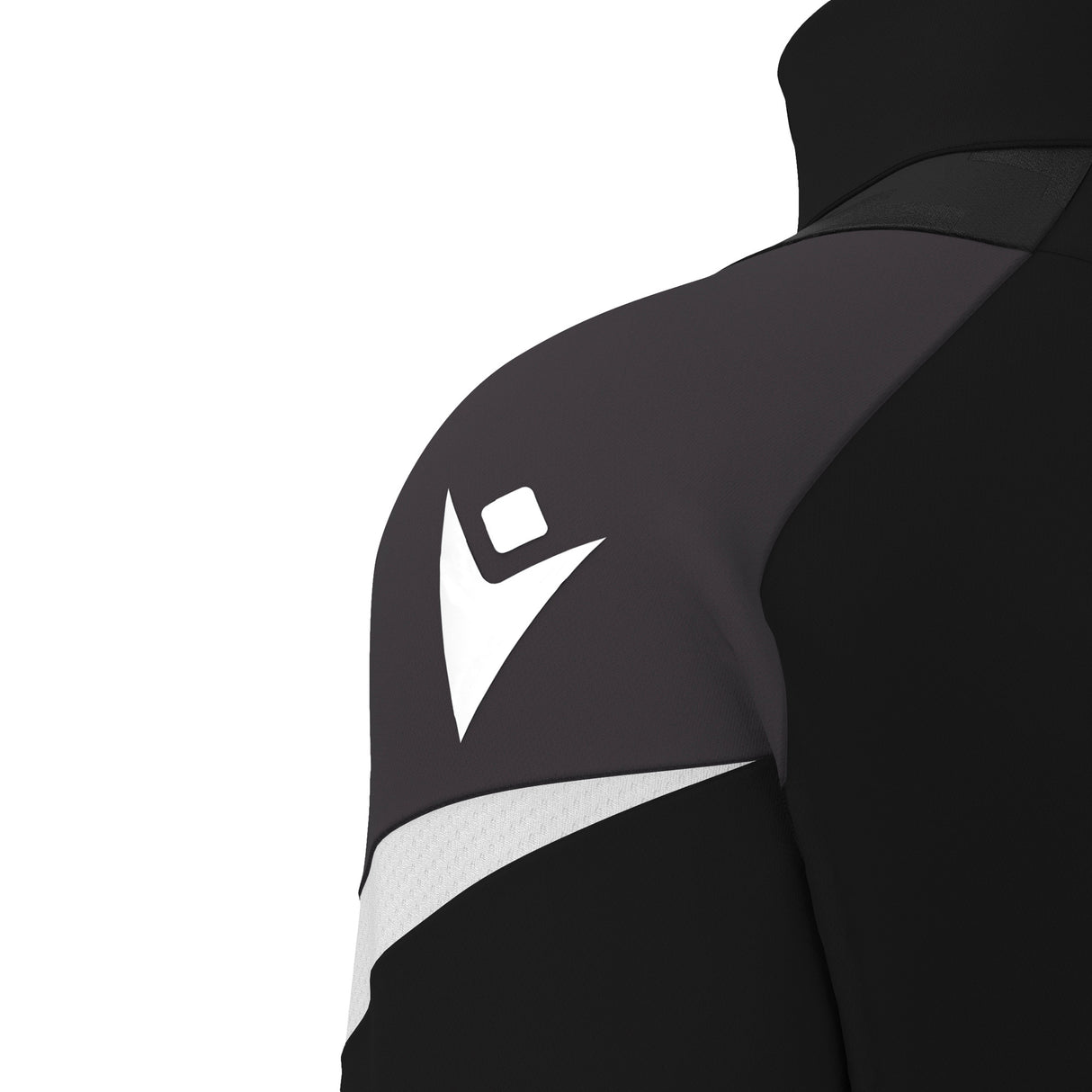 JNR Macron Hollow 1/4 Zip Top - Black/White - KitRoom