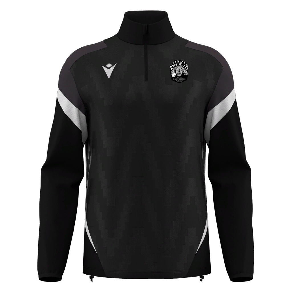 EMRUFC RHINOS JNR Macron Hollow 1/4 Zip Top - KitRoom