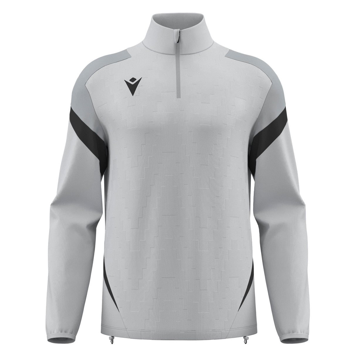 JNR Macron Hollow 1/4 Zip Top - Stone Grey/Anthracite - KitRoom