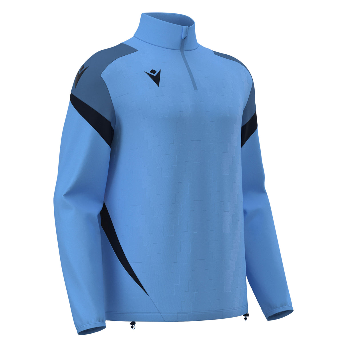 JNR Macron Hollow 1/4 Zip Top - Ice Sky/Navy - KitRoom