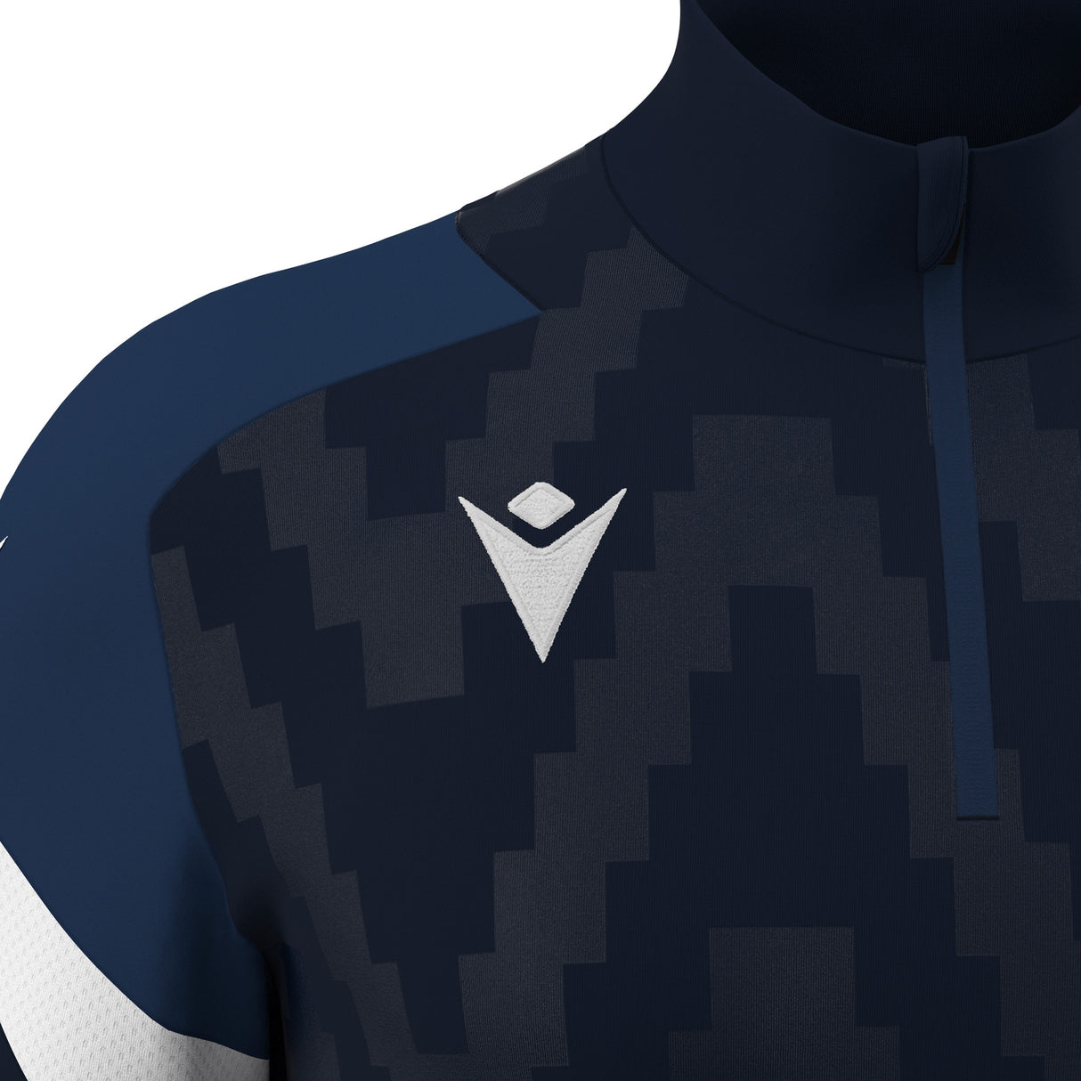 JNR Macron Starfall 1/4 Zip Top - Navy/White - KitRoom