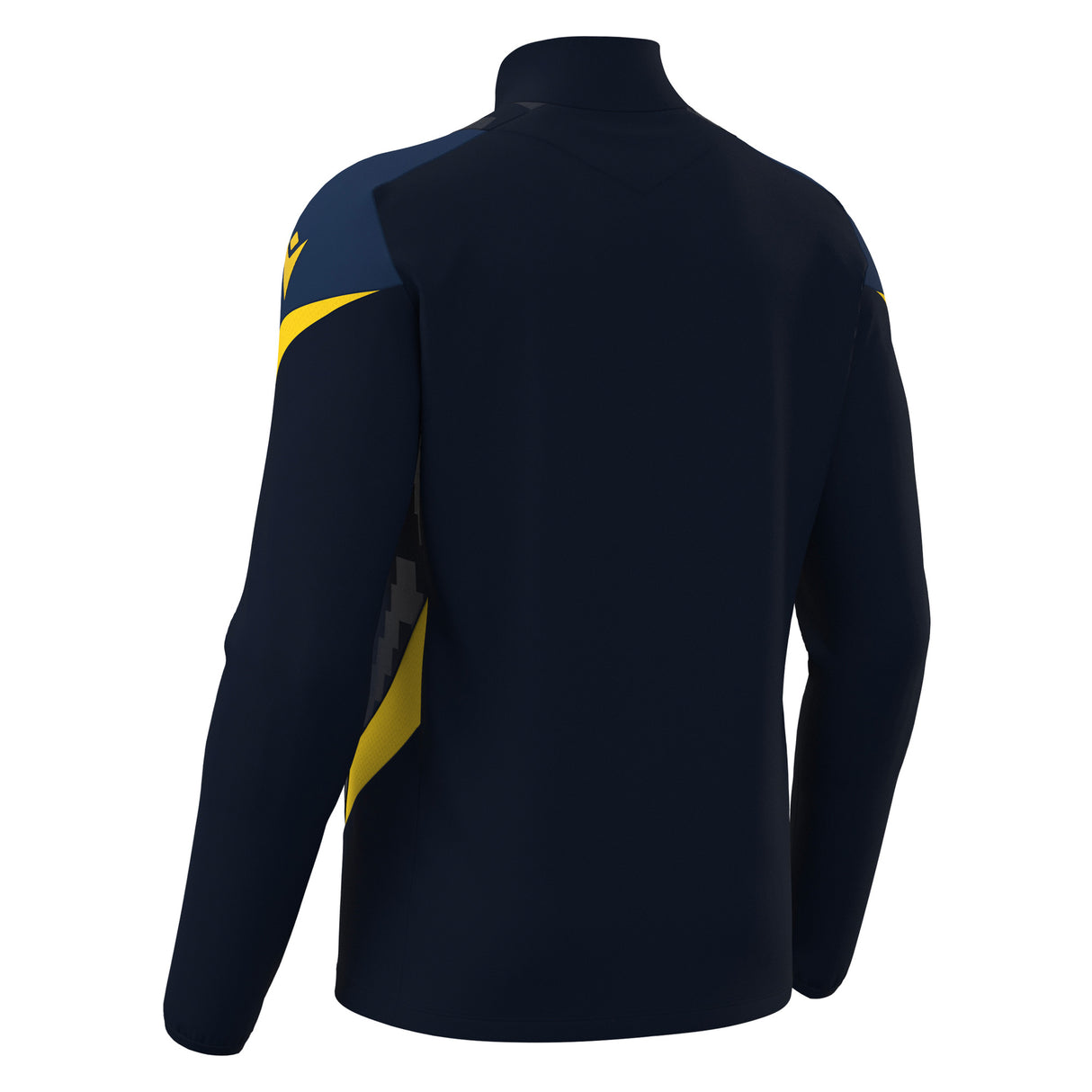 JNR Macron Starfall 1/4 Zip Top - Navy/Yellow - KitRoom