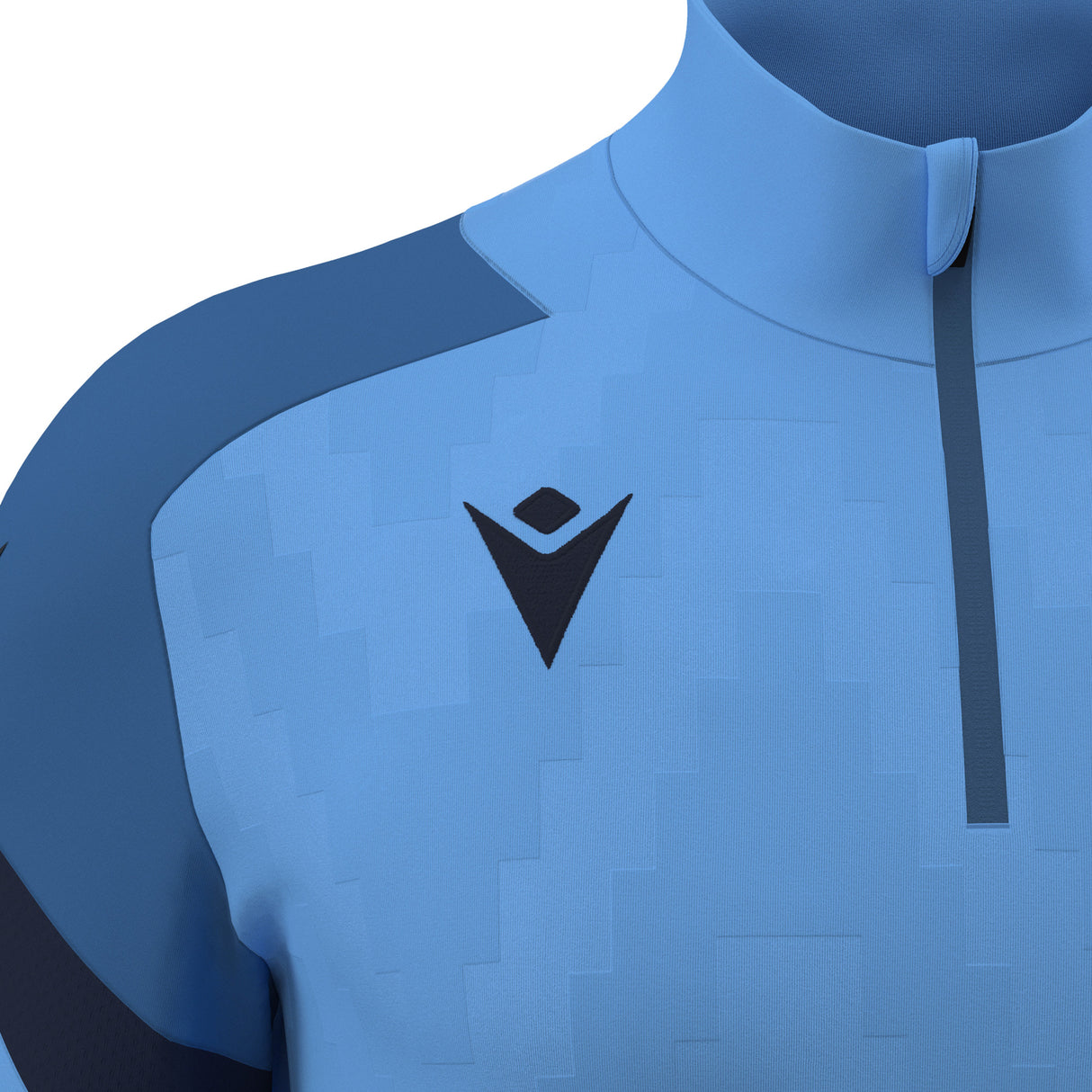 JNR Macron Starfall 1/4 Zip Top - Ice Sky/Navy - KitRoom