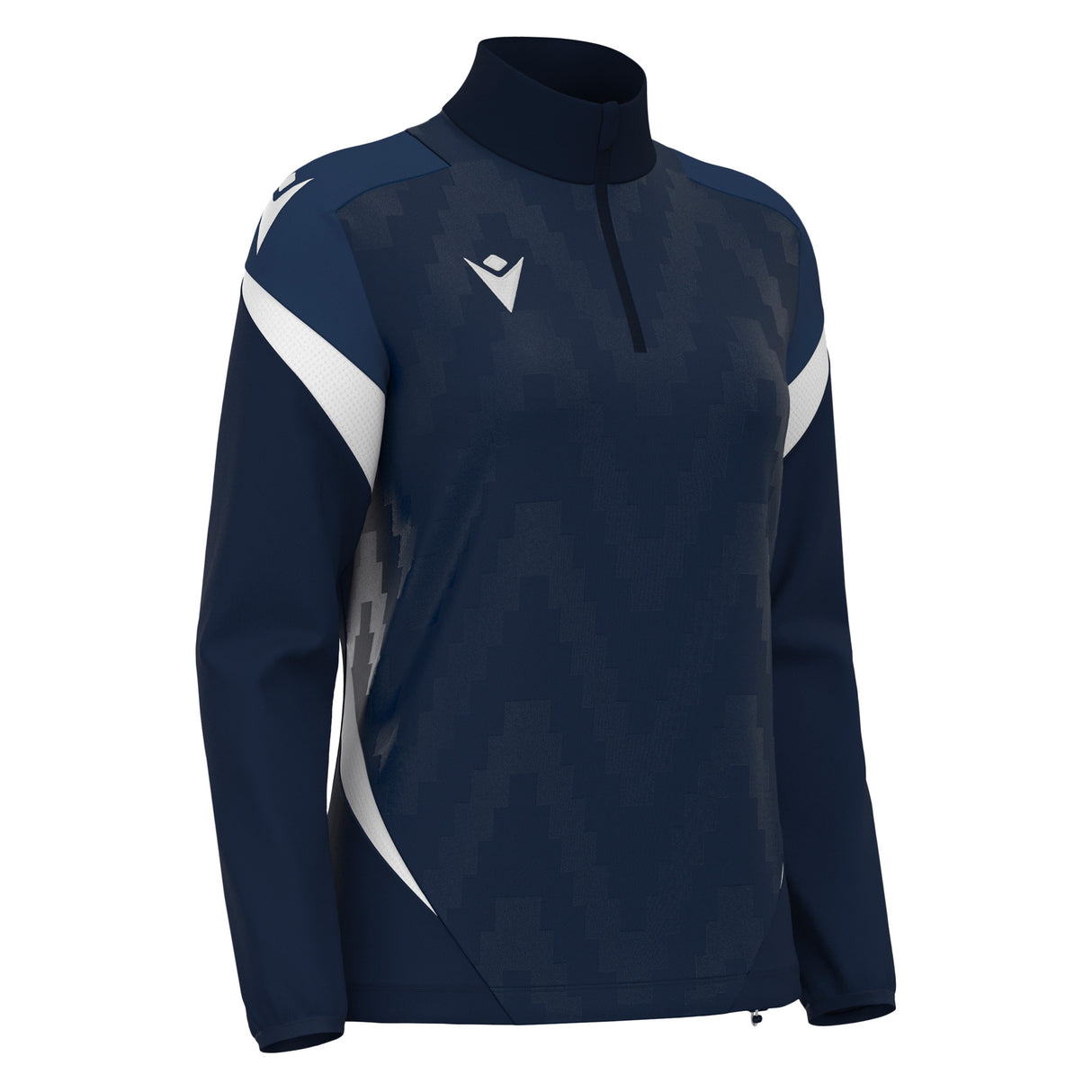 JNR Macron Leona WMN 1/4 Zip Top - Navy/White - KitRoom