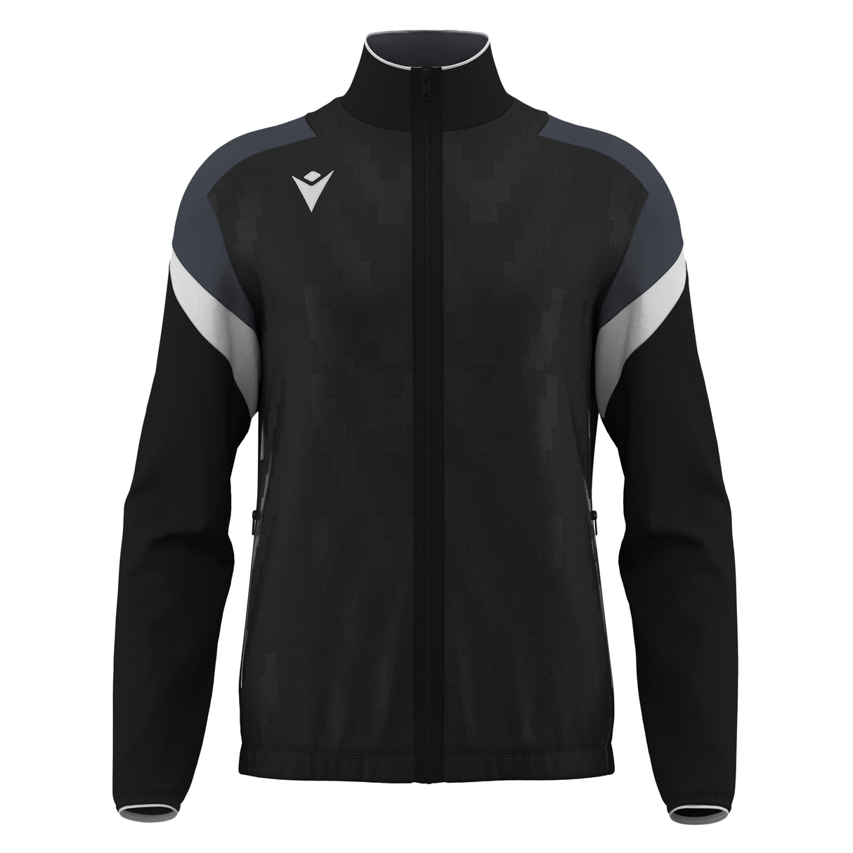 JNR Macron Odin Full Zip Top - Black/White - KitRoom