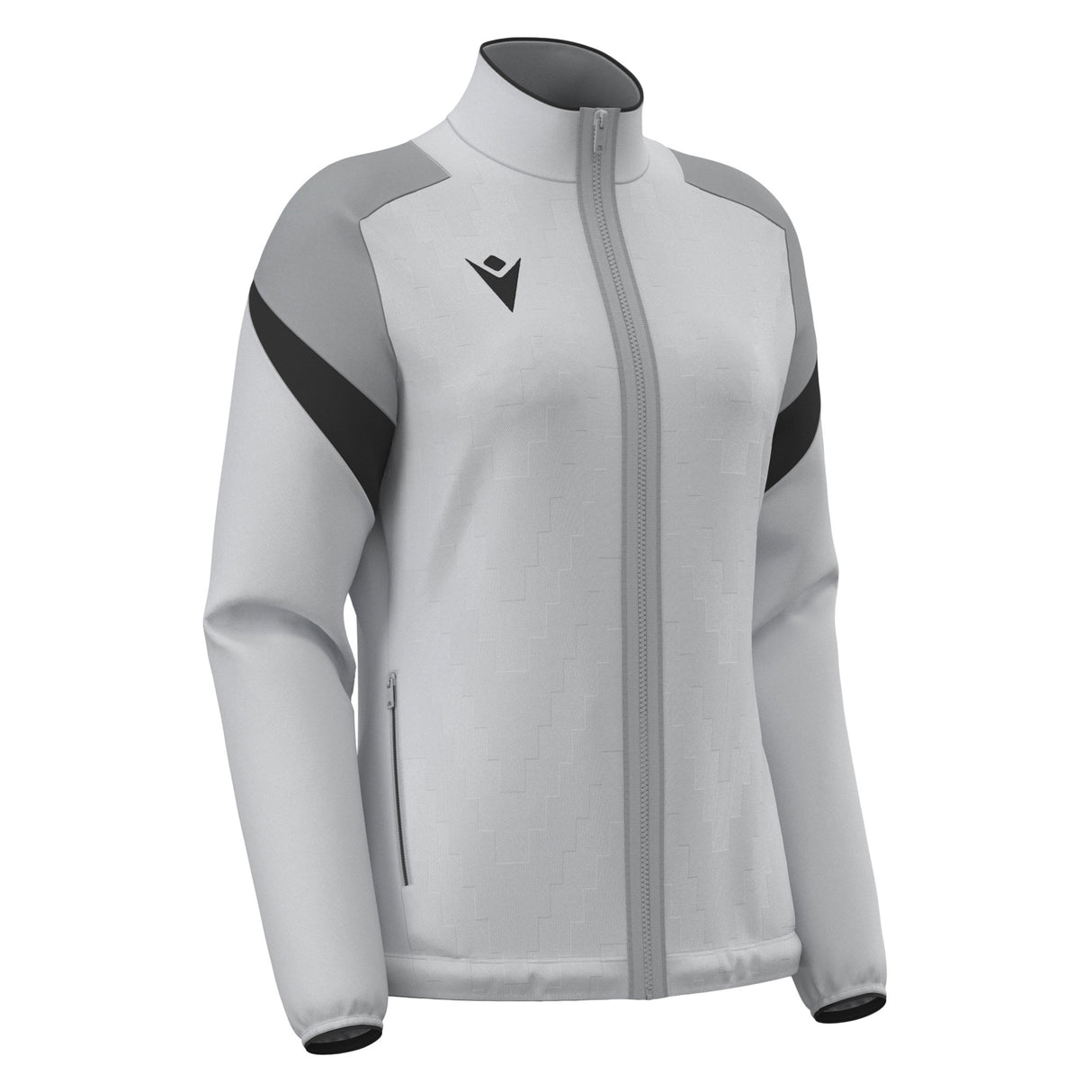 JNR Macron Athena WMN Full Zip Top - Stone Grey/Anthracite - KitRoom