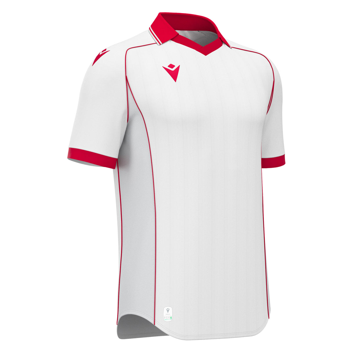 JNR Macron Ranger ECO Shirt SS - White/Red - KitRoom