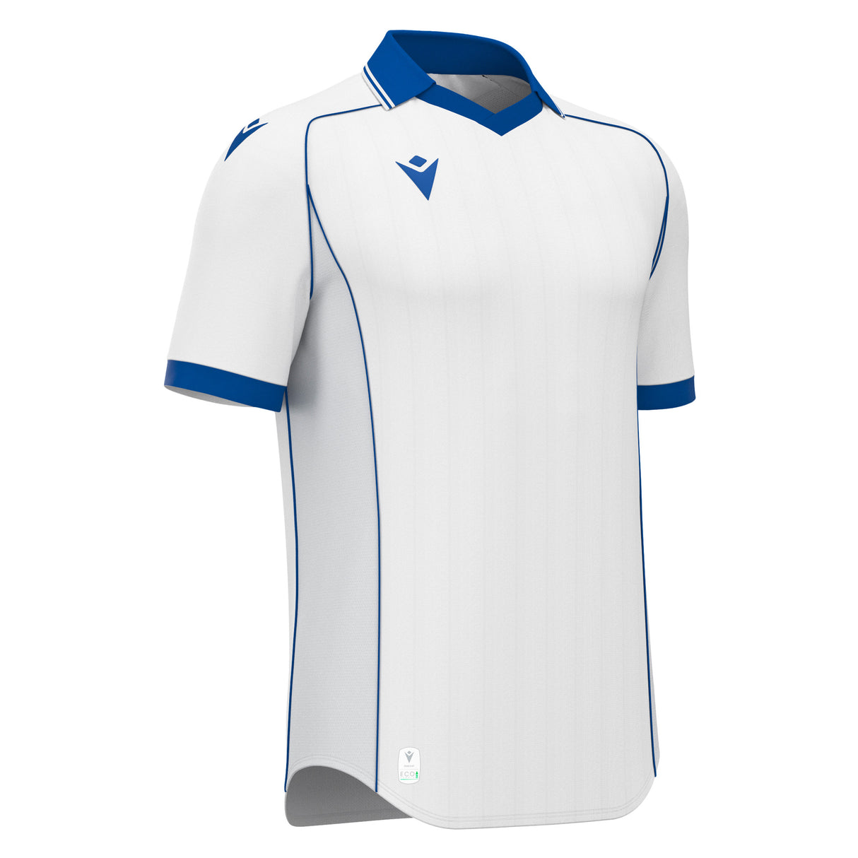 JNR Macron Ranger ECO Shirt SS - White/Royal Blue - KitRoom