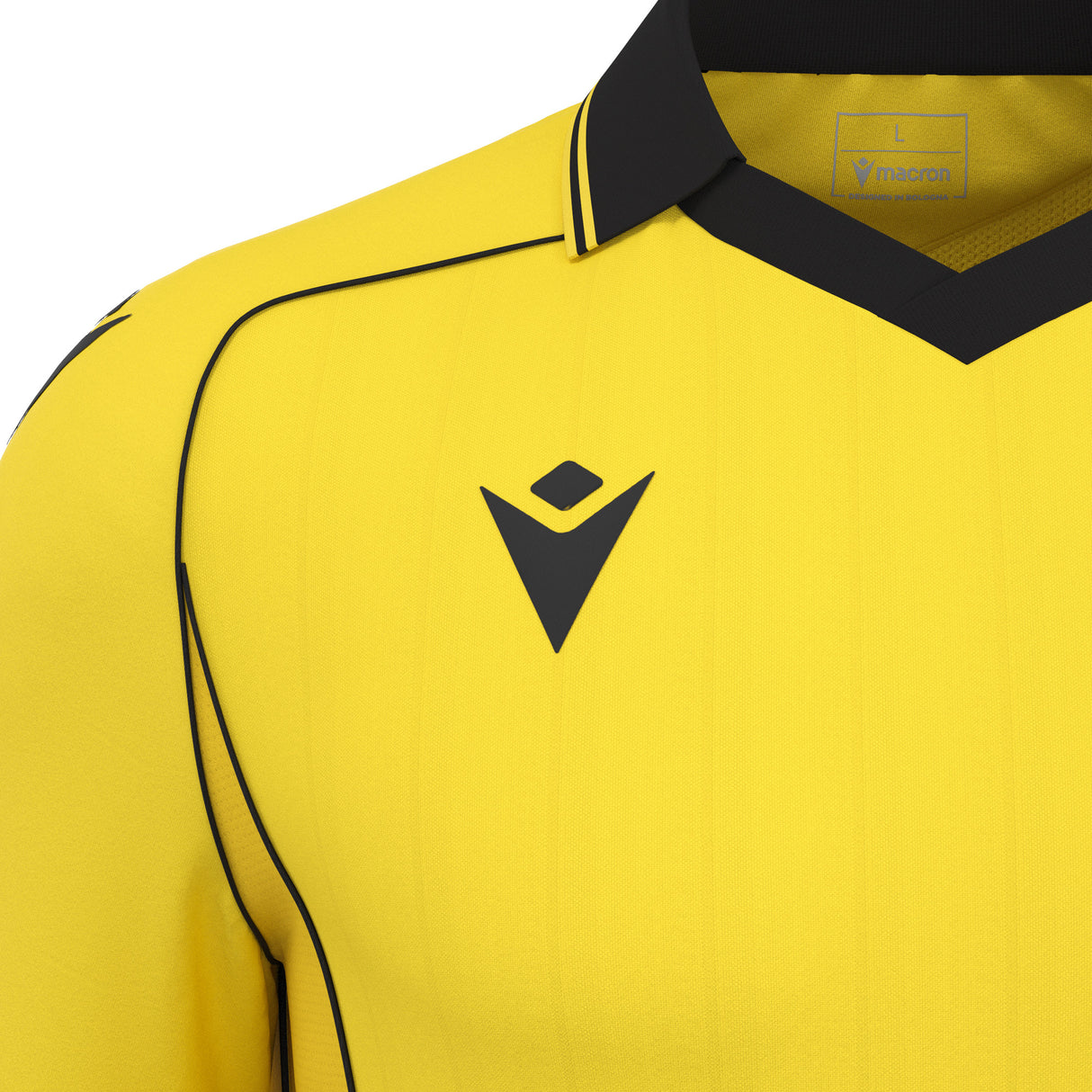 JNR Macron Ranger ECO Shirt SS - Yellow/Black - KitRoom