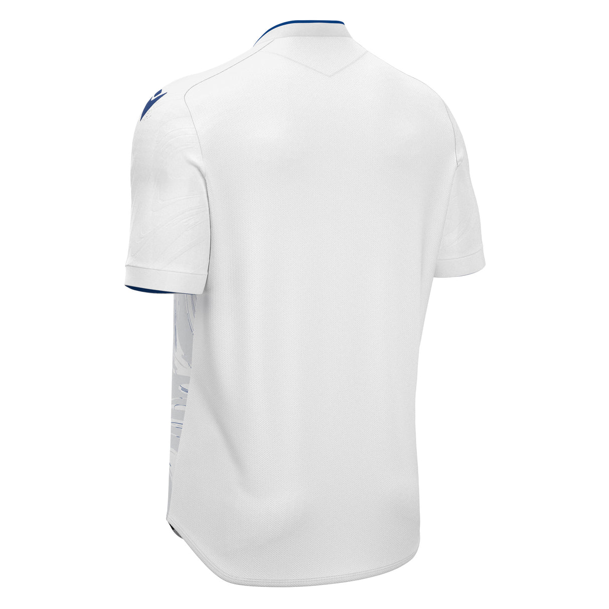 JNR Macron Arcane ECO Shirt SS - White/Royal Blue - KitRoom