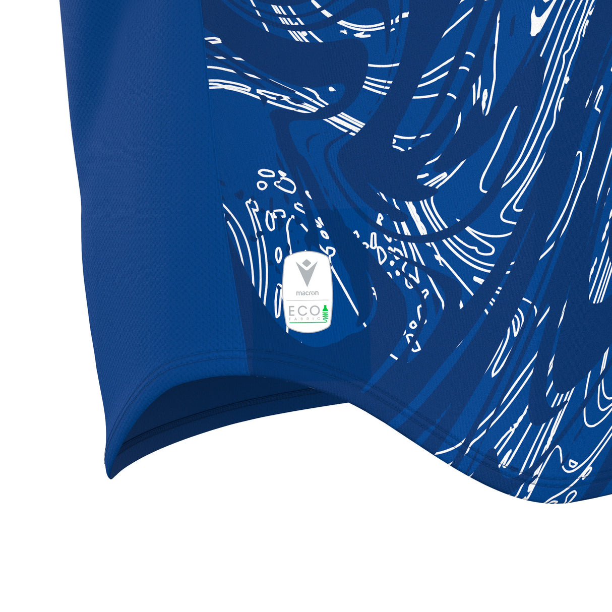 JNR Macron Arcane ECO Shirt SS - Royal Blue/White - KitRoom