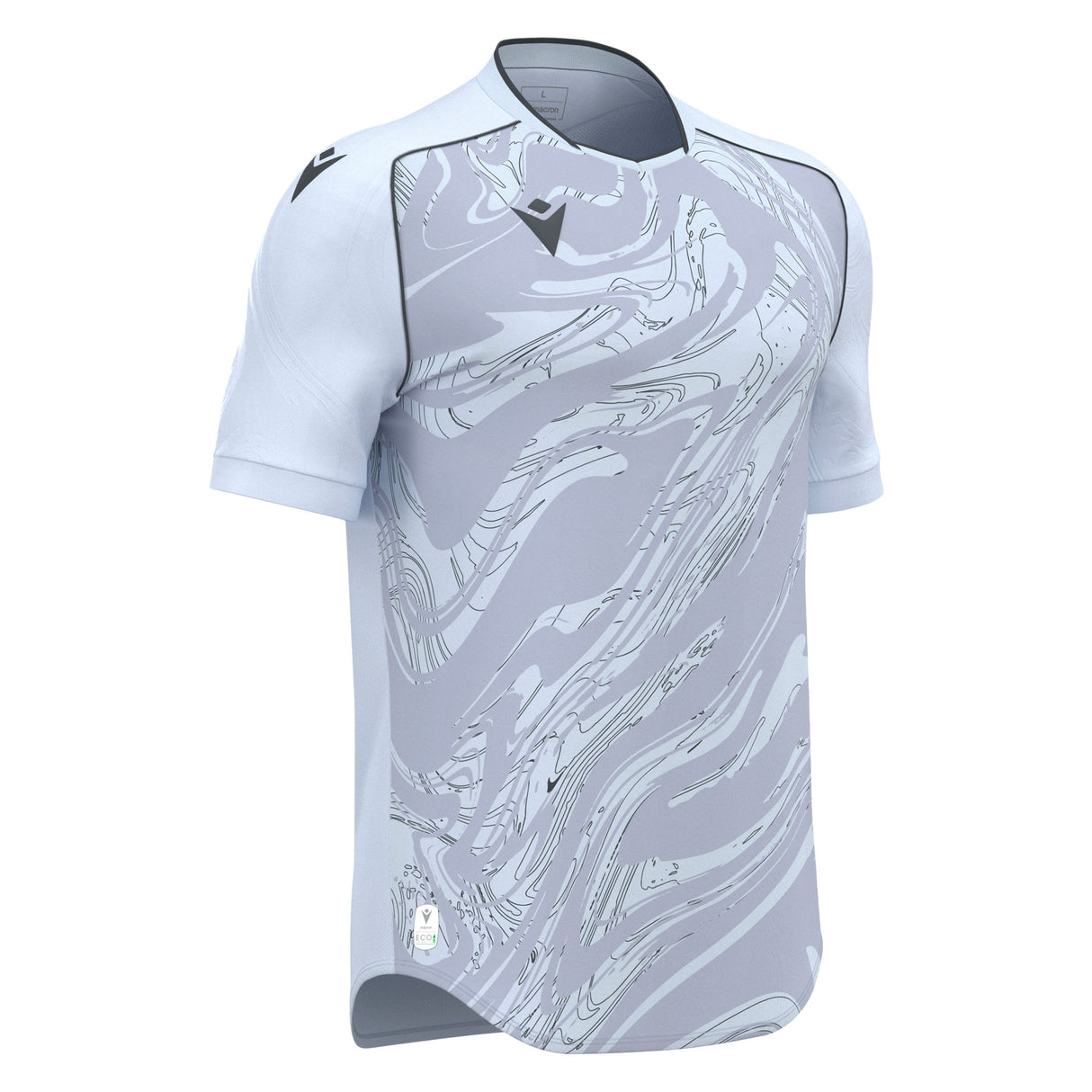 JNR Macron Arcane ECO Shirt SS - Silver/Anthracite - KitRoom