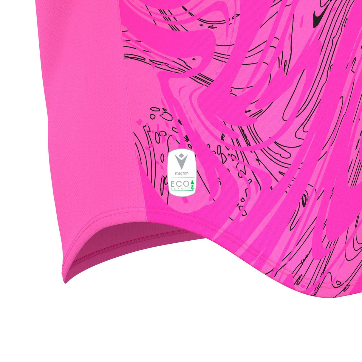 JNR Macron Arcane ECO Shirt SS - Pink/Black - KitRoom